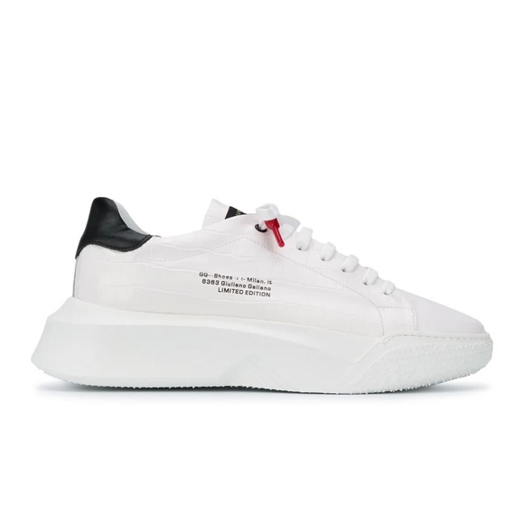 Giuliano Galiano Nemesis White Leather Low-top Sneakers Men...